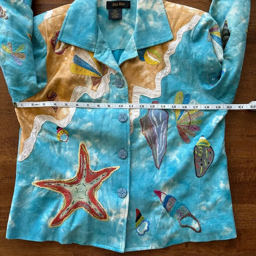Bala Bala Coastal Breeze Jacket—Beach Cottage Vibes, Silk Inner Lining​